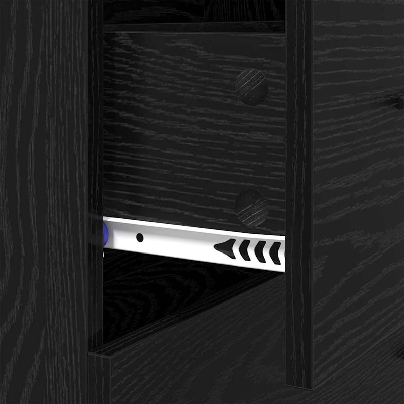 Sideboard Accent Chest, Black Oak