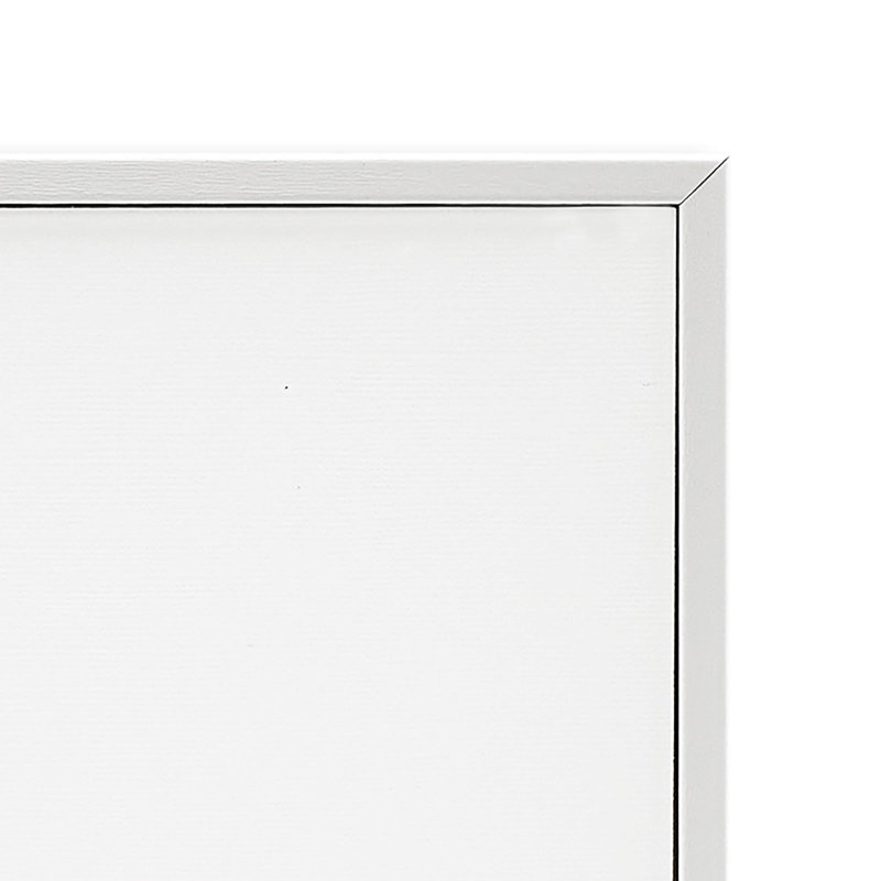 «Alexa Do the Laundry Typewriter Typographie», texte minimal surdimensionné encadré par estampe numérique sur fond blanc
