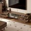 Meuble télé et table basse en hévéa