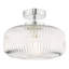 Prabhas Glass Semi Flush Mount