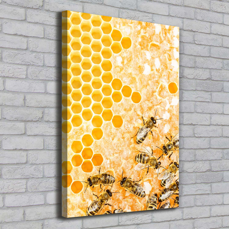 Working Bees - Wrapped Canvas Print