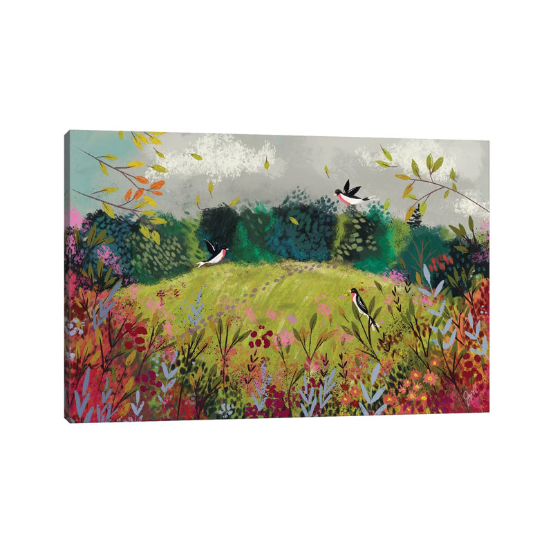 Autumn Days I by Joy Laforme - Print on Canvas, Wrapped Canvas, 66.04 cm H x 45.72 cm W x 1.91 cm D