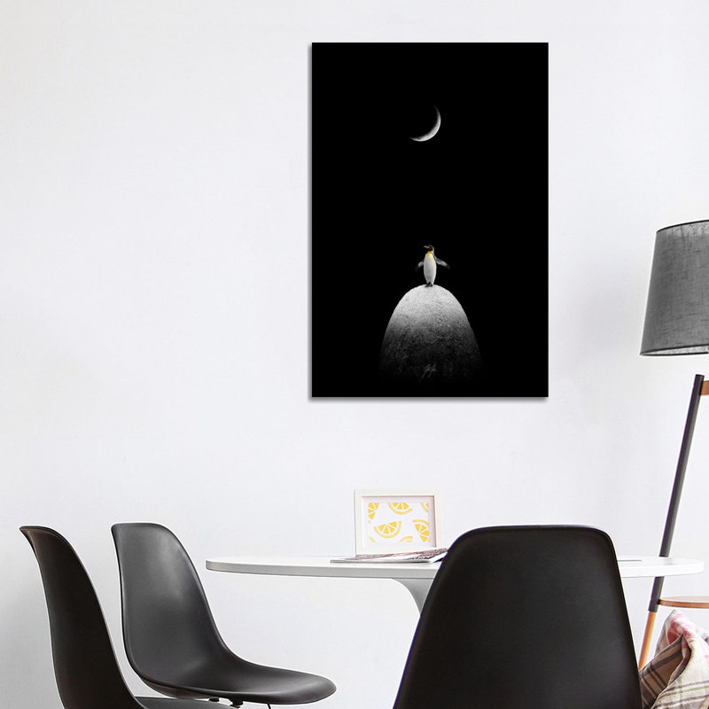 The Majestic Penguin by Kathrin Federer - Wrapped Canvas Print, 101.6 cm H x 66.04 cm W x 3.175 cm D
