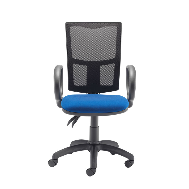 Office Chair, Royal Blue, Fixed