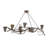 Curiel 8 - Light Dimmable Tiered Chandelier