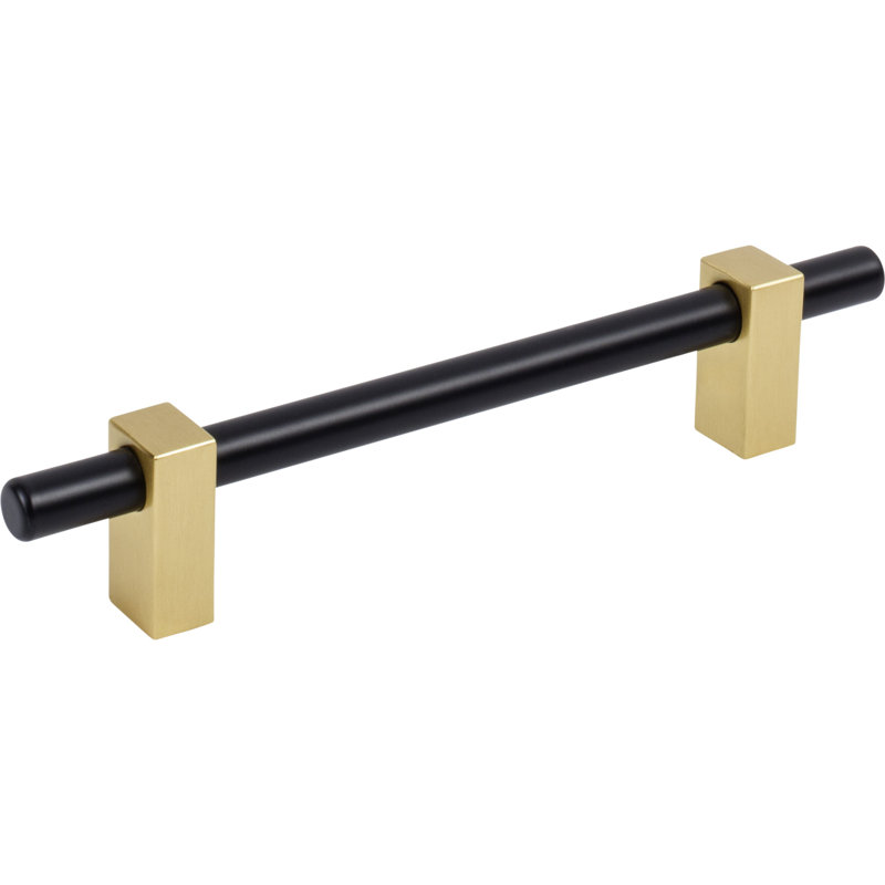 Larkin Bar Pull, Matte Black/Brushed Gold, 5 1/6″