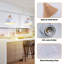 Luminaire suspendu conique en métal blanc de 12,6 po avec faîteau en bois massif et auvent de plafond blanc, certifié cULus pour les salles à manger, les îlots de cuisine, les salons, les vestibules ou l'éclairage d'ambiance de café-377680119
