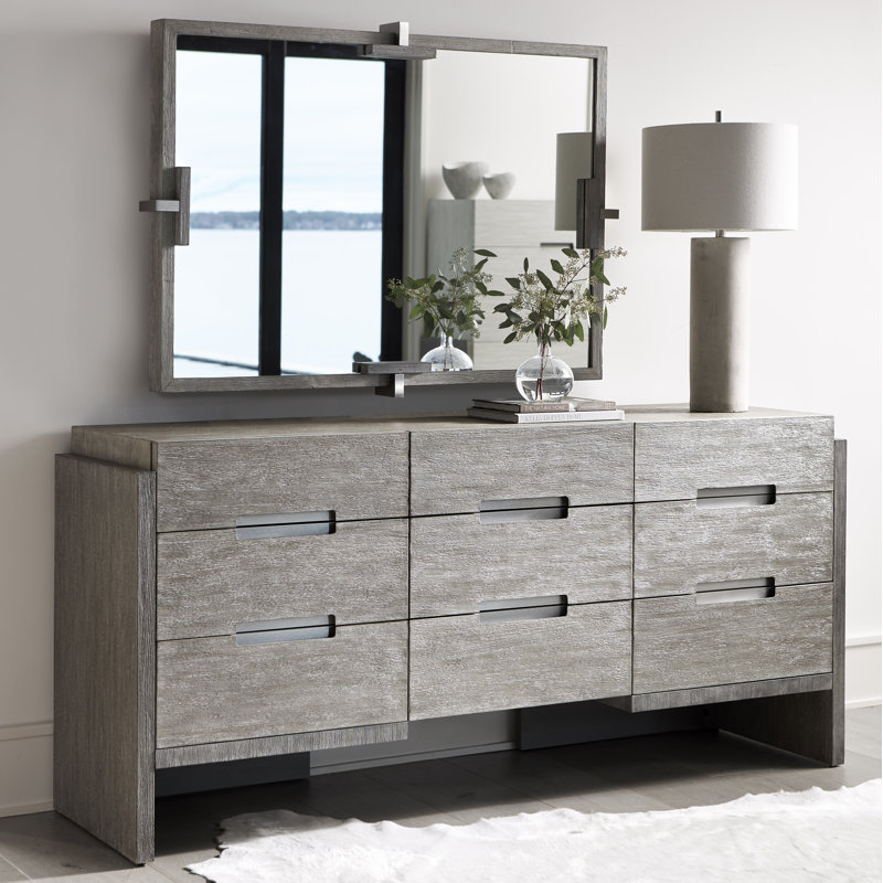 Foundations 9 - Drawer Dresser, Dark Shale/Light Shale