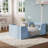 Anari Toddler Bed, Toddler Floor Bed Frame with Guard Rails, Kids Bed for Ages 2-6 Years, Small Bed, Standard Crib Mattress Toddler Beds-867565503