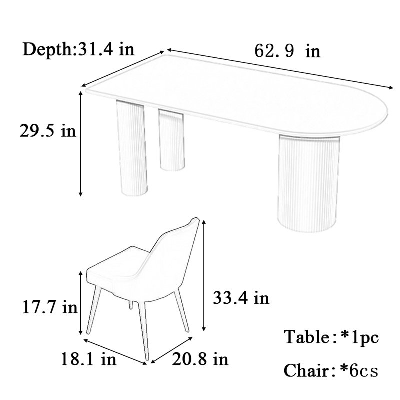 Midian, 29.5"H x 62.9"L x 31.4"W