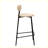 Modern Counter Stools Set of 2 Handwoven Paper Rope Bar Stools Boho Round Dining Pub Chairs for Kitchen