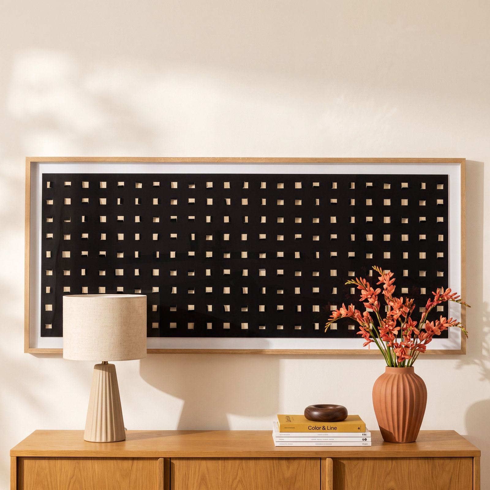 Avram "See Through Black Oak" Painting