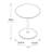 Jahdell Round Metal Base Dining Table