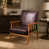 Microfibre brun foncé