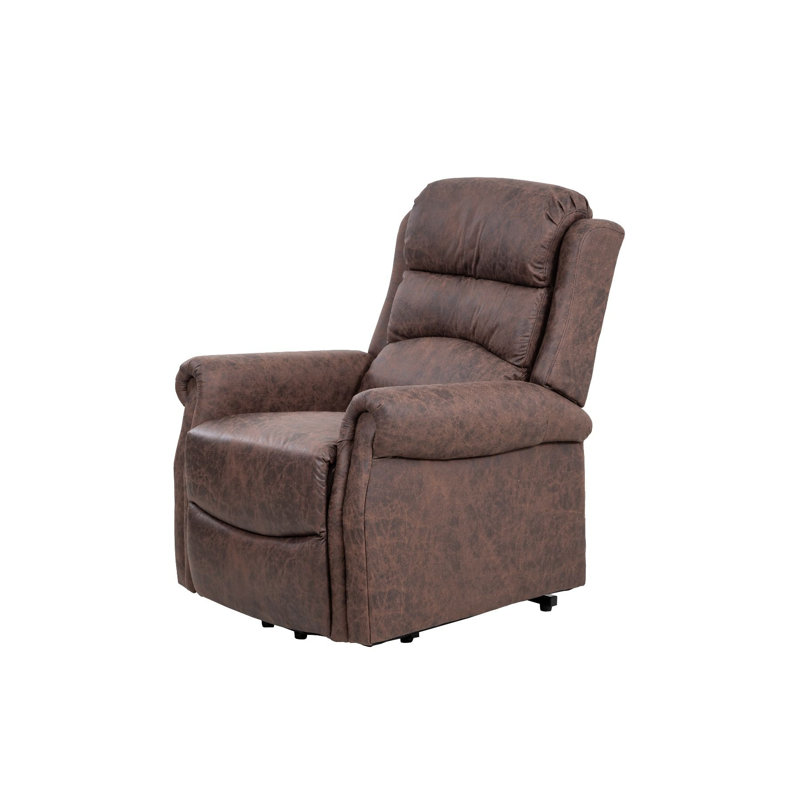 Clintonpark 82cm Wide Lift Assist Standard Recliner, Brown