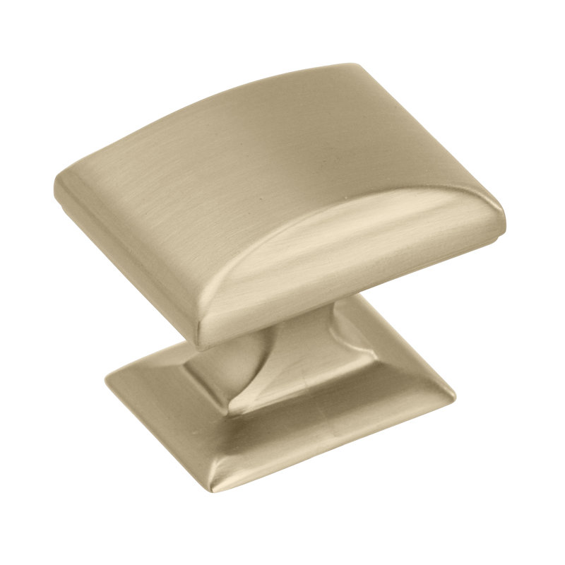 Bouton d'armoire champagne doré de 1-1 / 4 po (32 mm) Candler, 1 1/4", Champagne doré