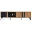 Mid-Century Modern TV Stand With Cabinets, TV Unit For Tvs Up To 80 Inches, Brown