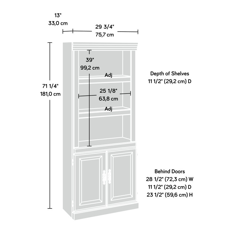 Clintonville Storage Bookcase