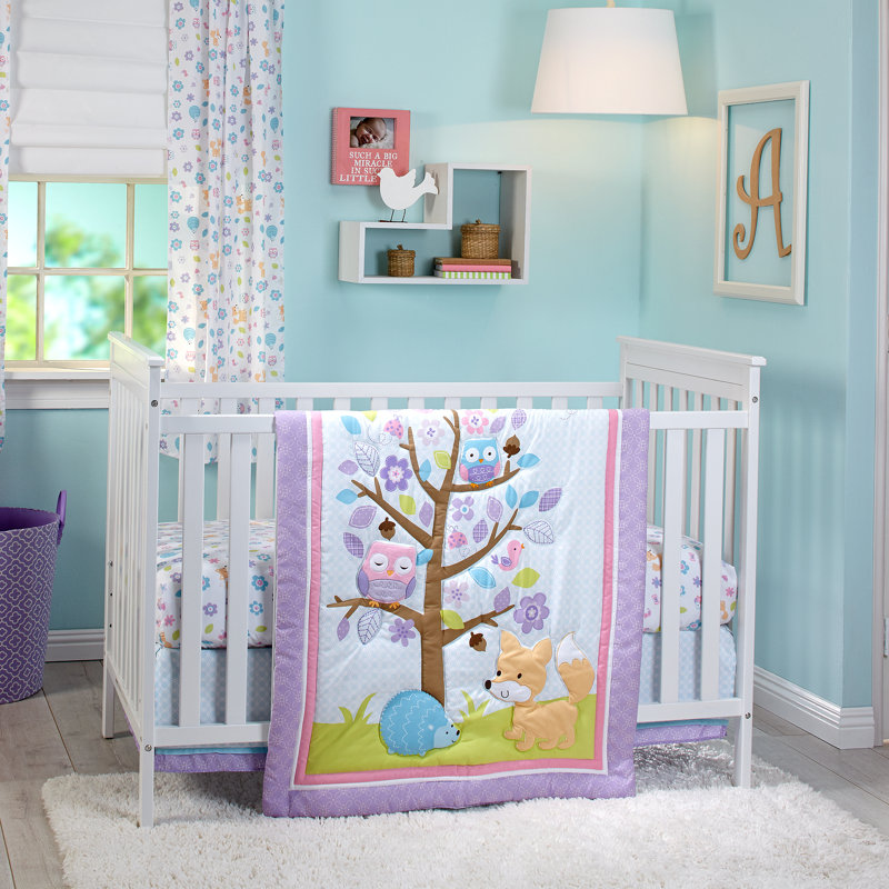 Tolya 3 - Piece Crib Bedding Set