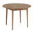 Extendable Dining Table, Kafkas Oak, 39.4 x 29.5 x 39.4 inches (Open: 51.6 x 29.5 x 39.4 inches) | 100% Melamine Coated Particle Board, 0.7 inches Thick | Sturdy Wooden Legs, Scandinavian Design for Modern Dining Spaces-1043265613