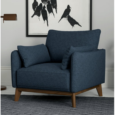 Fauteuil d'appoint rembourré de 35 po de largeur Lewison