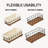  Baobab Workshop Wood and Wire Baskets Set, Bathroom Basket Storage-1743386135