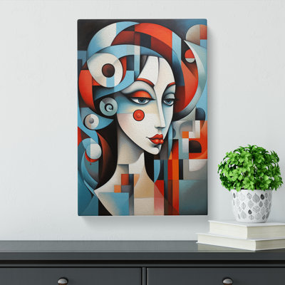 Courtesan Cubism No.3 - Art Prints - Wrapped Canvas