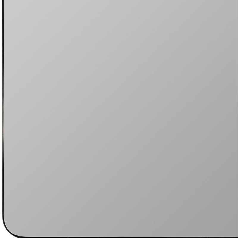 Somerset Accent Mirror, Matte Black, 34" x 33.75"