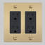 2G Duplex Outlet / Linear / Without Logo-1189236789