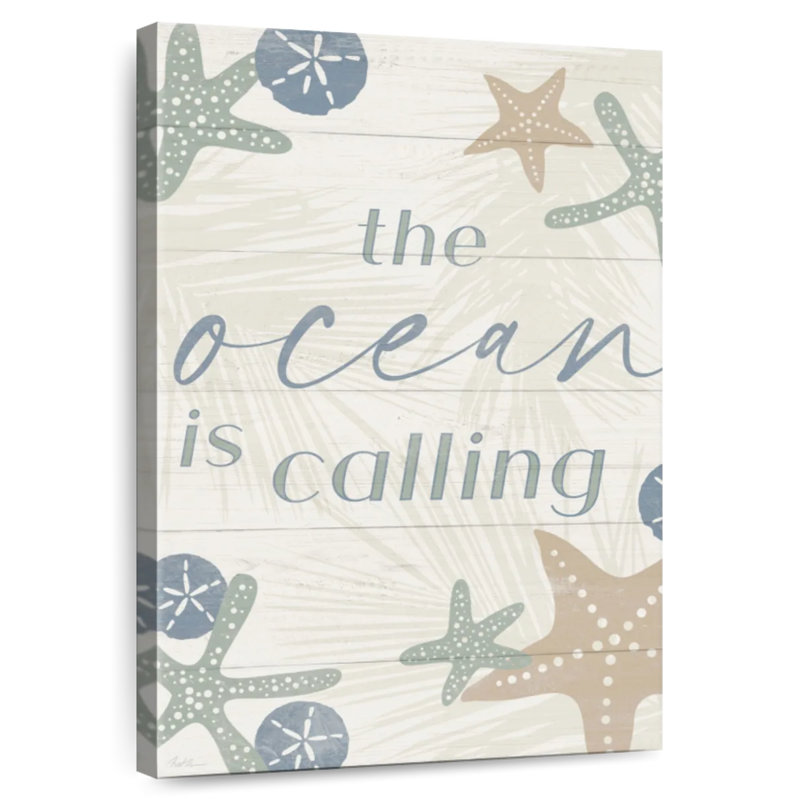 Panneau mural Kema The Ocean Is Calling, H 24 po x l 16 po