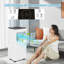 Unité de climatisation portable 8 000 BTU, climatiseur 3-en-1 avec télécommande et minuterie 24H, refroidit, déshumidifie ou ventilateurs, écoénergétique et à faible bruit, couvre jusqu'à 750 pieds carrés. pi.