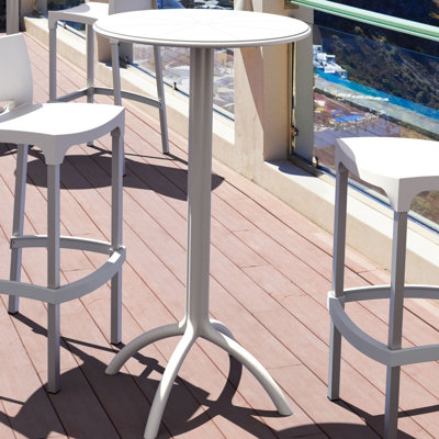 Bova Round Outdoor Bar Table