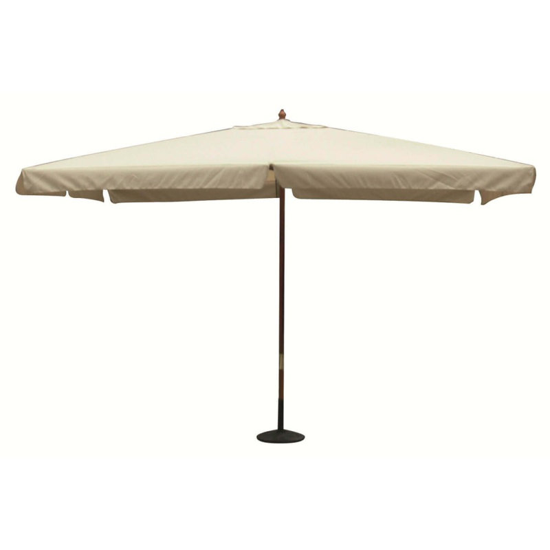 Ansje 200cm Rectangular Market Parasol, Brown, 200 cm H x 200 cm W x 300 cm D