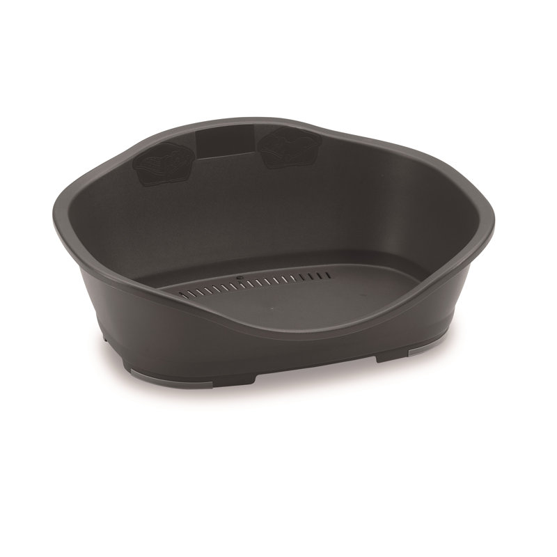 Yousef Plastic Pet Bed, Grey, 96 W x 68 D cm