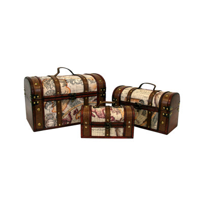 Wooden Decorative Trunk