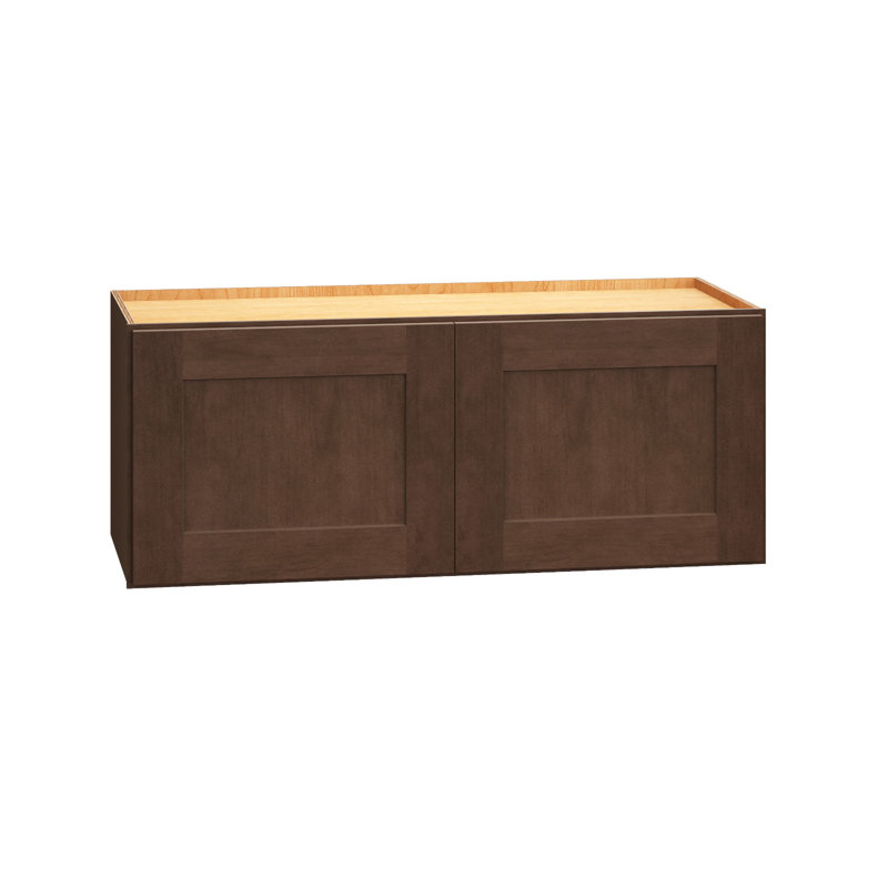 Dwelling Livingston Fully Assembled 2-Door Wall Cabinet 30" W X 12" H X 12" D , H 12 po x l 30 po x P 12 po, Épices grillées