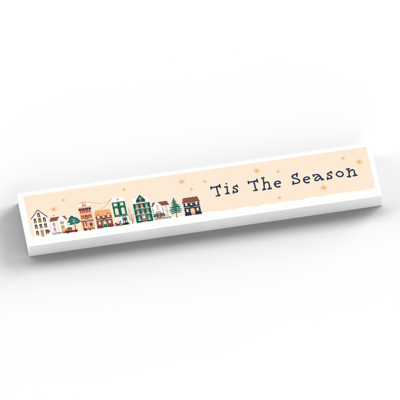 Xmas Tis the Season Wooden Memento Block