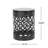 Large Outdoor End Table In Black With Modern Design And Iron Cut Beauty - Ornament Strength-33592980
