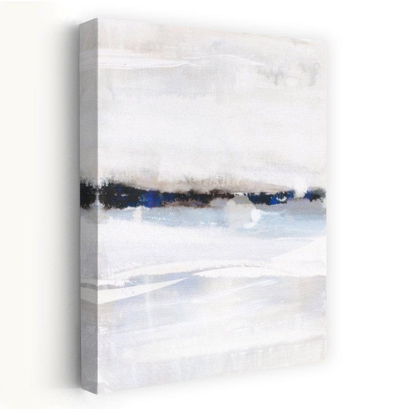 Art contemporain contemporain paysage abstrait minimaliste, H 48 po x l 32 po