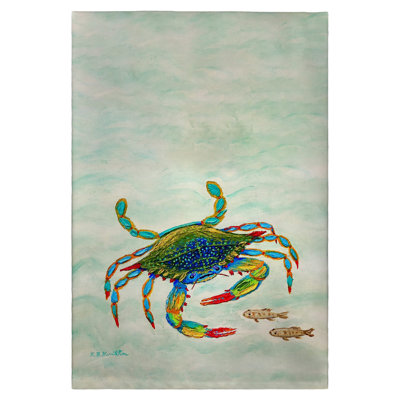 Crab and Fish Guest Towel