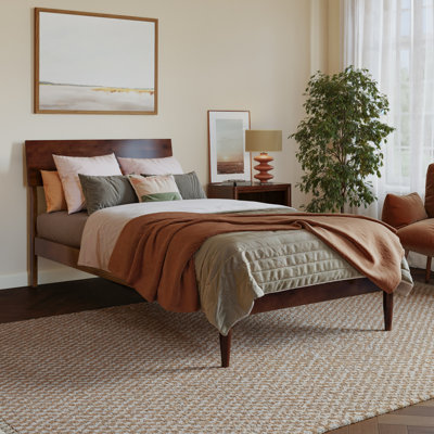 Lit plateforme avec tête de lit ajustable Bradford