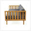 ENSEMBLE DE MEUBLES DE PATIO: LIT DE CLASSE 3 PLACES CLAREMONT + TABLE EN BOIS ACACIA-1839999051