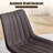 PU Leather Upholstered Dining Chairs, Modern Side Chairs with Metal Legs Brown (Set of 2)-487088041-487088042