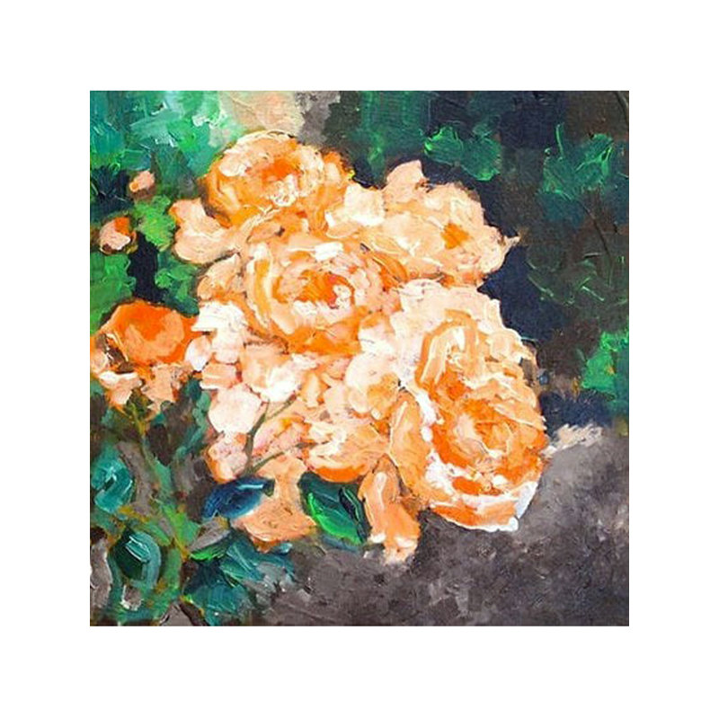Bouquet de roses | Acrylique sur toile | Par Antara Pain
