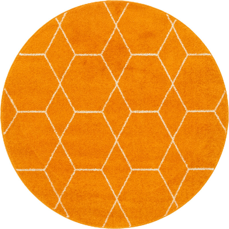 Mariam Geometric Indoor Rug, Round 4'1"