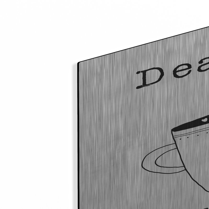 Art luxueux «Dear Coffee» par Jan Weiss «Wa Coffee» par Jan Weiss, H 36 po x l 24 po