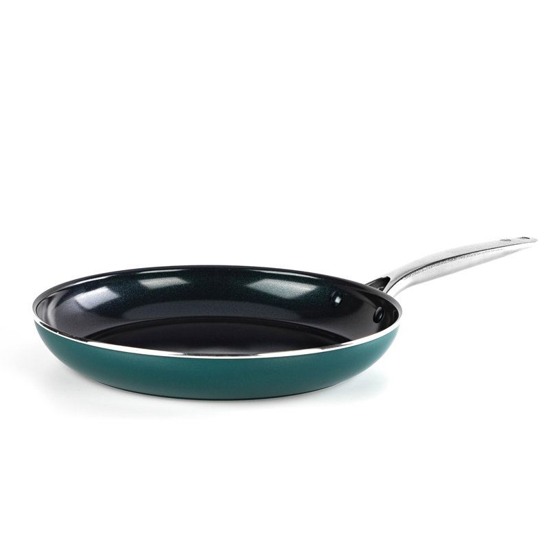 Green Diamond Ceramic Nonstick Frypan, 12"