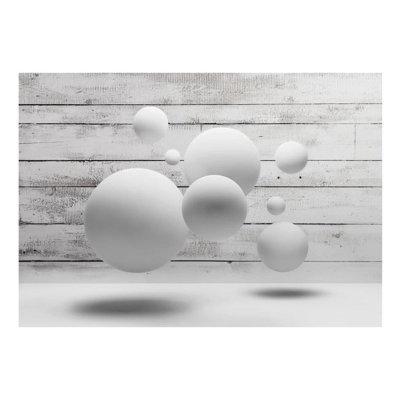 3D Illusion Wallpaper Wall Mural - Balls