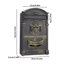 Metal Post Mounted Post Box