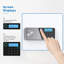 Coffre-fort électronique compact avec serrure à empreinte digitale et clavier numérique, petit coffre-fort domestique pour bijoux, argent et documents importants avec accès d'urgence par clé-135587736-135595469